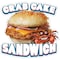 Signmission Crab Cake Sandwich Decal Concession Stand Food Truck Sticker, 8" x 4.5", D-DC-8 Crab Cake Sandwich19 D-DC-8 Crab Cake Sandwich19 - alternate 1